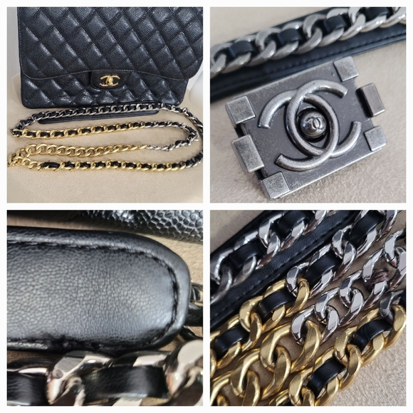 Chanel  style HARDWARE /BAG REPLACEMENT strap  and Closure - Picture 3 of 8
